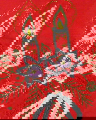 Set 2 mileuri broderie-Craciun