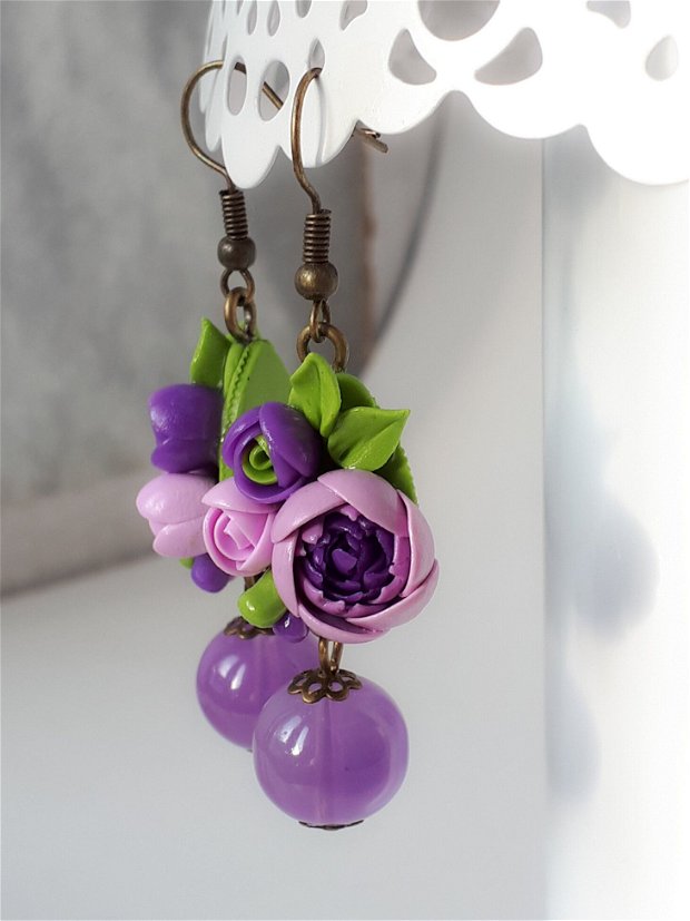 Set " purple flowers"