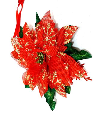 Floare Craciunita/Ornamente pentru bradul de Craciun