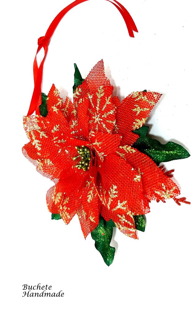 Floare Craciunita/Ornamente pentru bradul de Craciun
