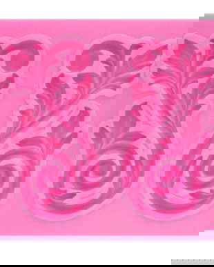 K0826 - Matrita forma silicon pt modelat fondant, martipan, gel / pasta de structura, etc, 68x61mm