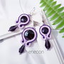 Set soutache ametist