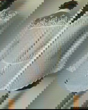 BLUZA PANZA TOPITA DANTELA PE TULL