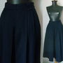 FUSTA PANTALONI STOFA LANA BLEUMARIN