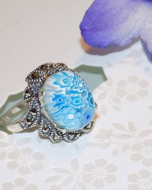 Inel"Millefiori Glamour"-rezervat