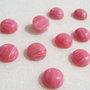 (2 bucati) Cabochon din rodocrozit aprox 10x4.5 mm