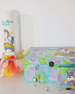 Trusou Botez Unicorn  cufar pictat manual