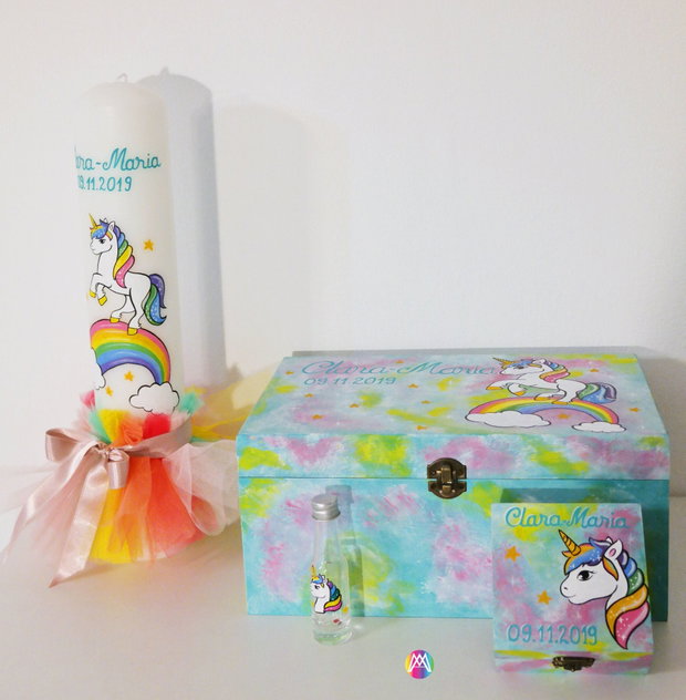 Trusou Botez Unicorn cufar pictat manual