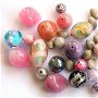 Mix margele Murano cal. a ll-a, Christmas Vintage, 85 g (cod 7580)