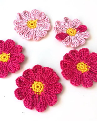 5 floricele crosetate manual