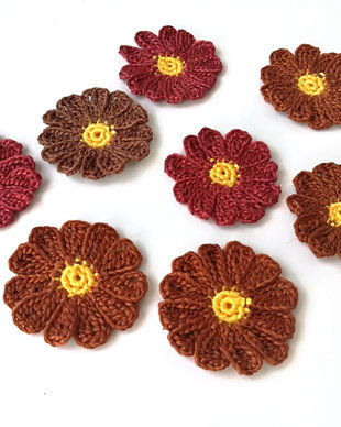 8 floricele crosetate manual