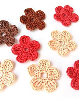 8 floricele crosetate manual