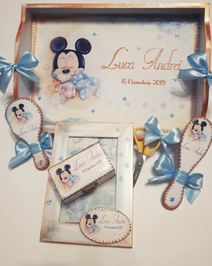 Set pentru mot / prima aniversare cu tema Mickey Mouse