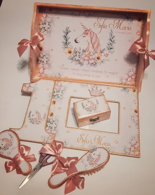 Set pentru mot / prima aniversare cu tema Unicorn