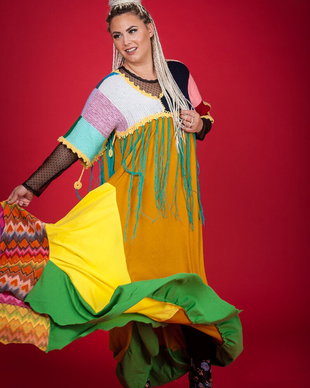 Rochie de toamnă/iarnă ,pt zile colorate și momente fericite