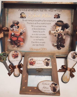 Set pentru mot / prima aniversare cu tema vintage Disney