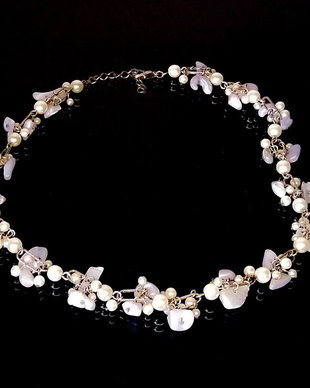 Colier sidef, perle