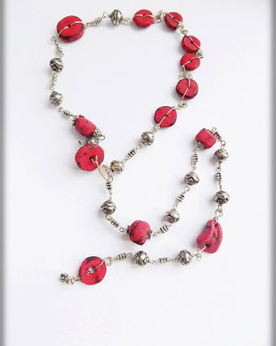 Colier Red cherry''