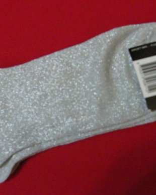 Sosete cu lurex argintiu