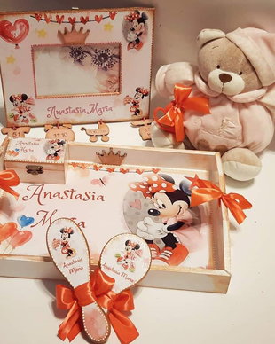 Set pentru mot / prima aniversare cu tema Minnie Mouse