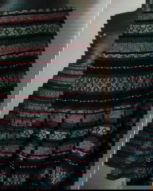 FUSTA MIDI PLISATA STOFA LANA