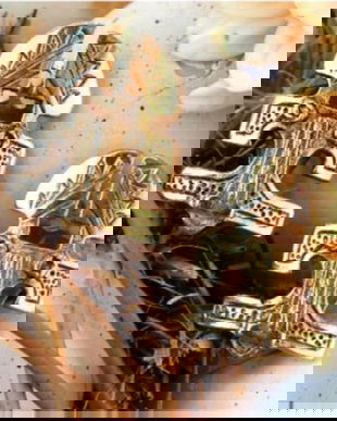 Cercei P M Paris Totem Earrings 70s