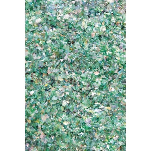Fulgi decorative Galaxy Flakes- Eatrh green