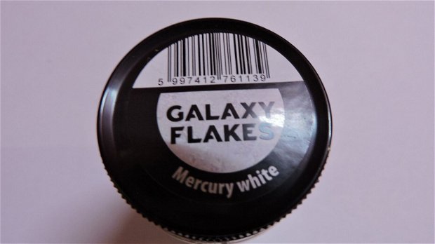 Fulgi decorative Galaxy Flakes- Mercury white