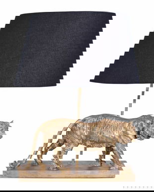 Lampa de masa cu un tigru