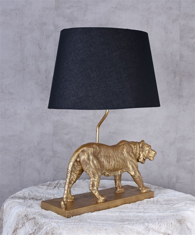 Lampa de masa cu un tigru