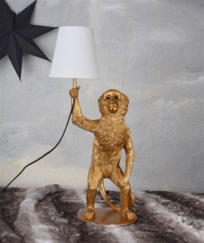 Lampa de masa  cu o maimuta