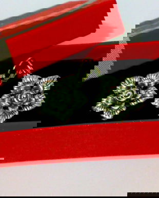 Cercei argint tibetean