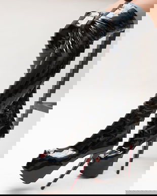 Cizme Olia Negre Lac