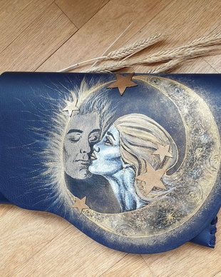 plic handmade unicat - Sun and Moon