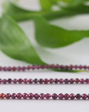 Garnet fatetat 2-2.2mm, cod P07A (1sirag)