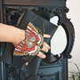 poseta plic handmade unicat din piele-Monarch