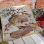 Farfurie din sticla decorata manual