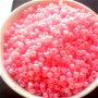 Margele nisip roz superlucios 3 mm 30g.