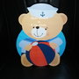 Cutie de dar botez / cutie de bani botez / ursulet marinar
