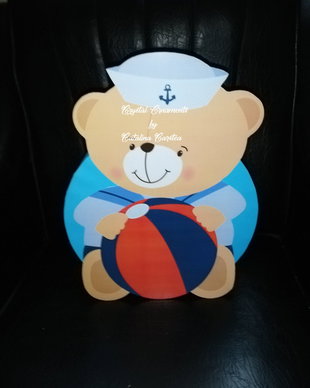 Cutie de dar botez / cutie de bani botez / ursulet marinar