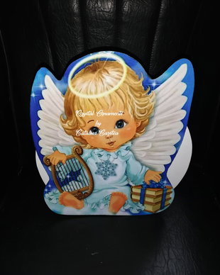 Cutie de dar botez / cutie de bani botez  / Ingeras