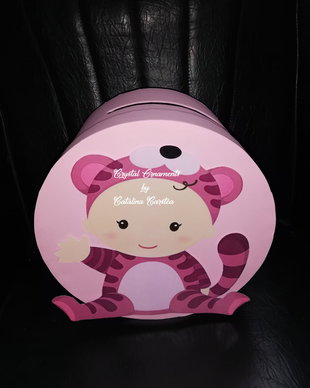 Cutie de dar botez baby girl / cutie de bani botez baby girl