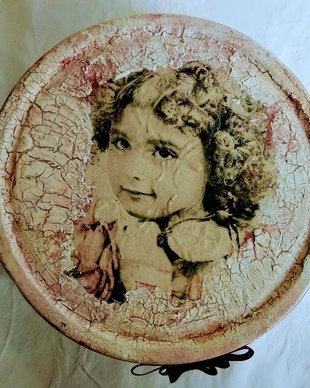 Cutie decorativa rotunda