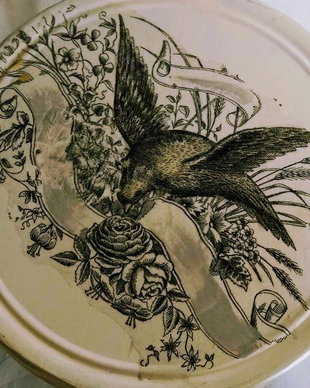 Cutie decorativa rotunda