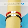 Set Personalizat - Link Oval / Simbol / Nume -Argint 925