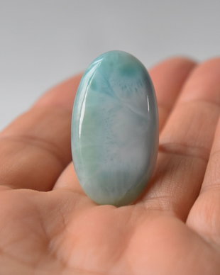Inel din Argint 925  si larimar