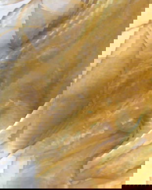 Cupon organza ocru bronz