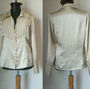Diane von Furstenberg bluza matase naturala ecru