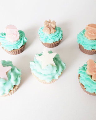 Cadou de Craciun - Cocoa & Mint Cupcake