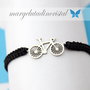 Bratara Reglabila / Bicicleta / Argint 925